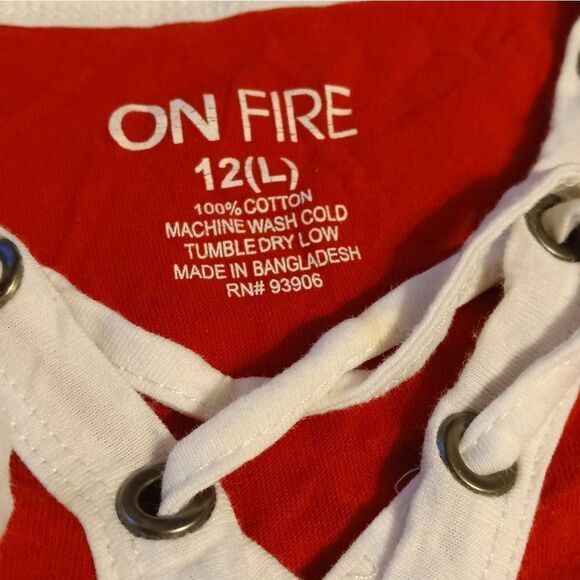 On Fire brand "Blessed America" Tank Top Size: 12 L (0401) - Picture 4 of 7